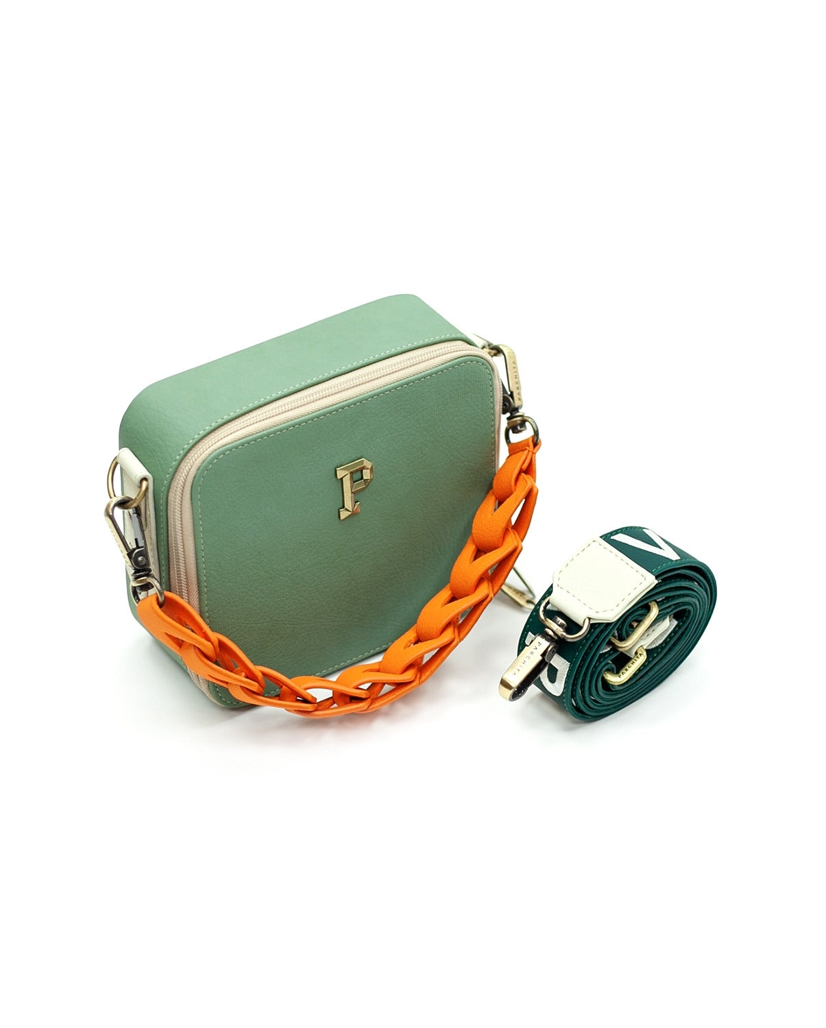 Petit Flora Verde Safari Handbag