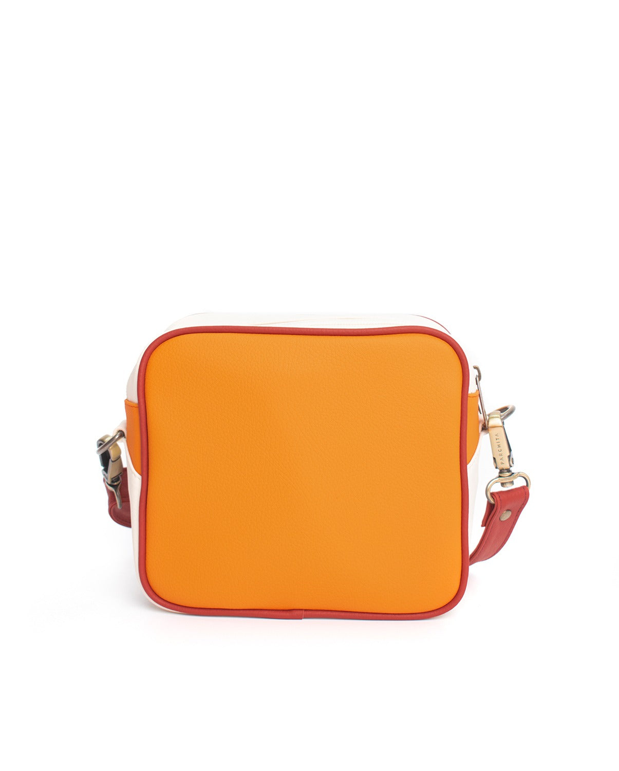 Bandolera Panal Ivory Mandarina