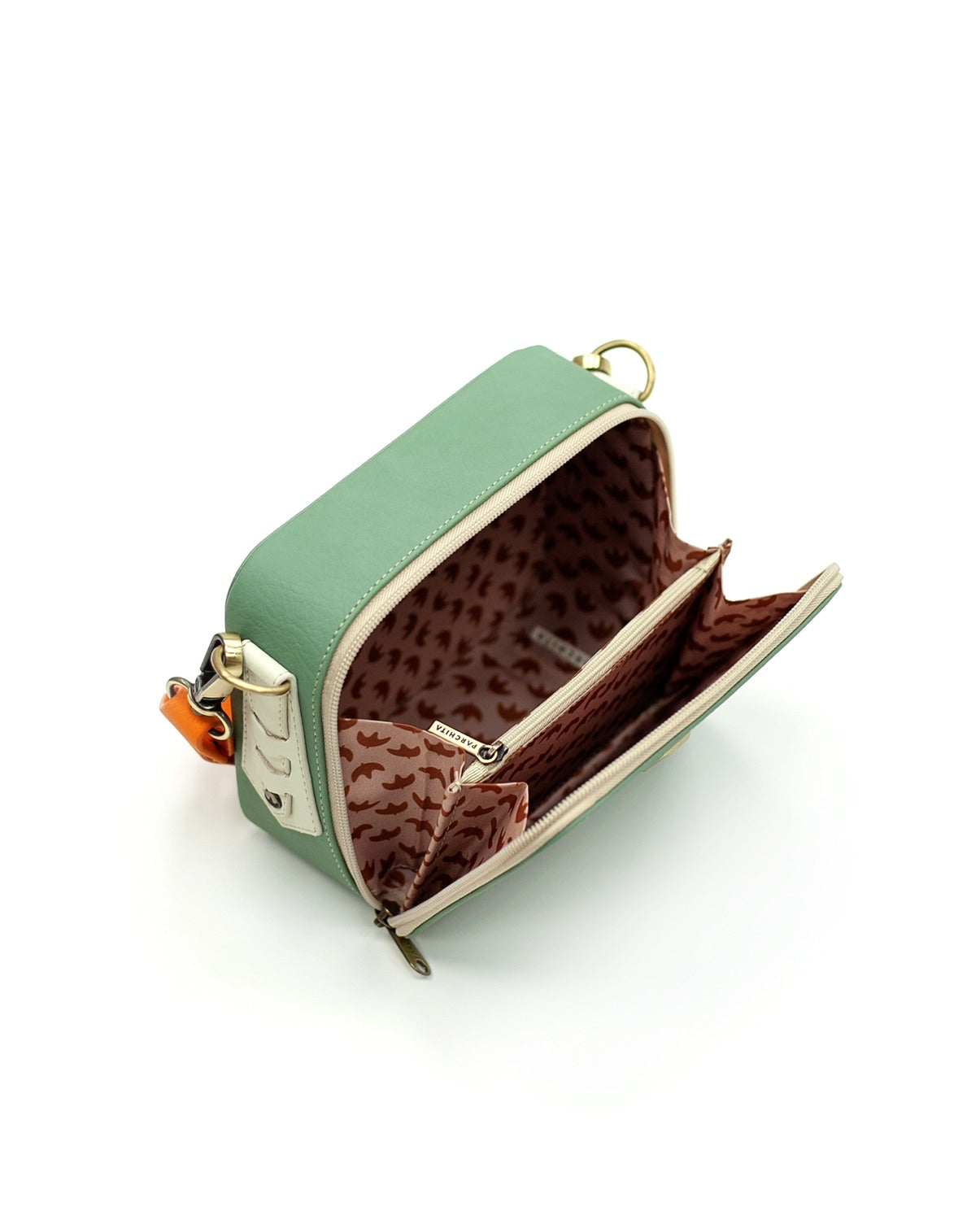 Petit Flora Verde Safari Handbag