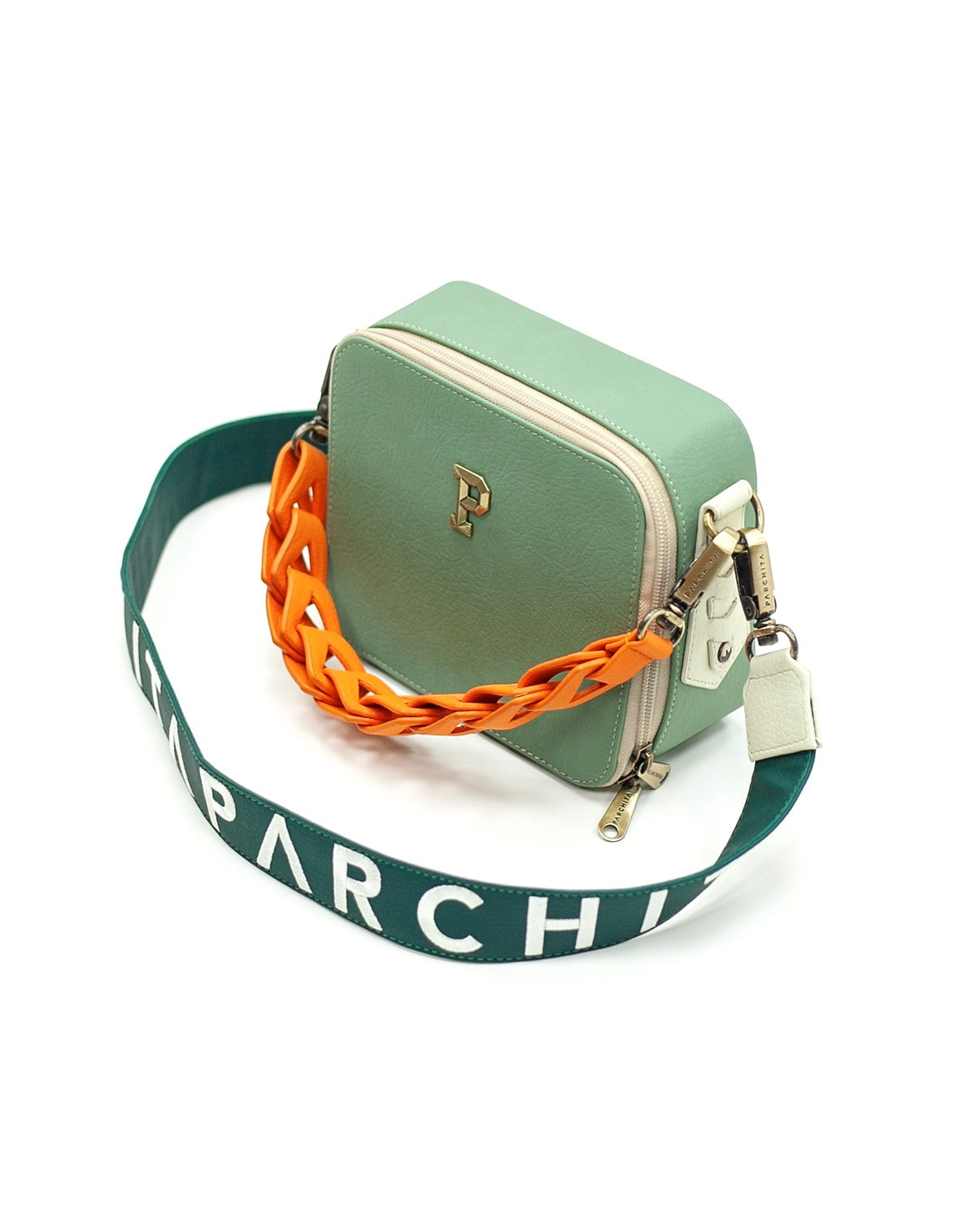 Petit Flora Verde Safari Handbag