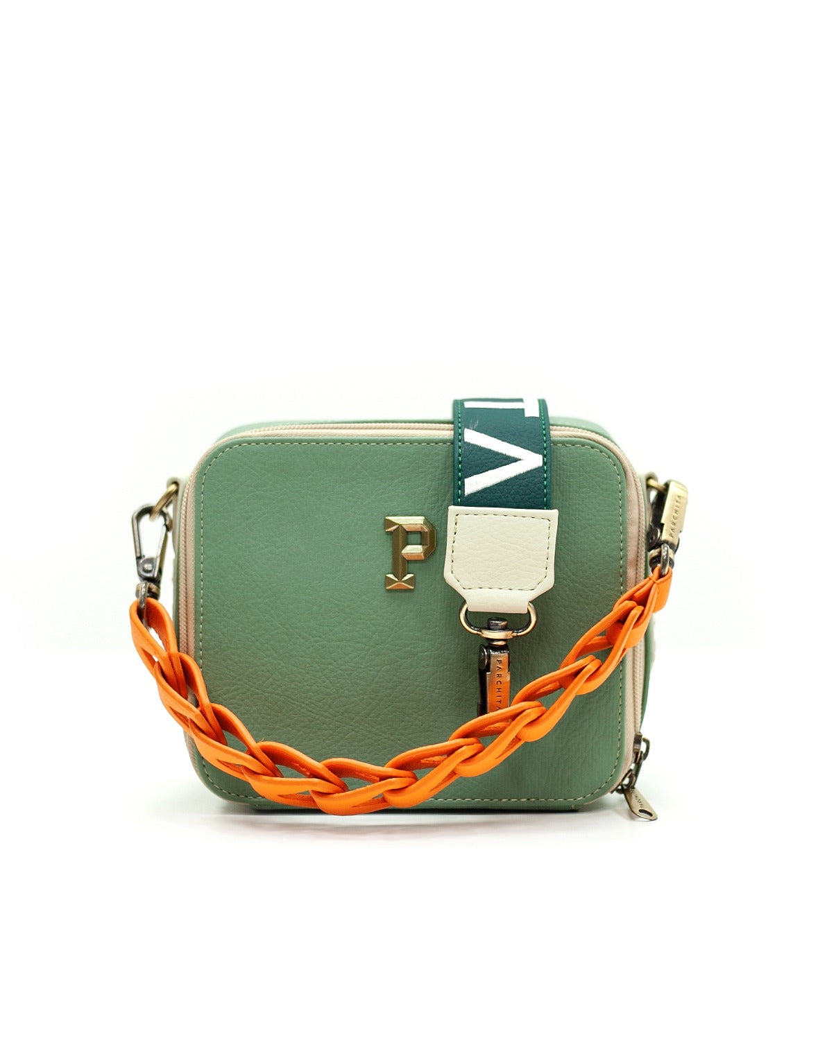Petit Flora Verde Safari Handbag