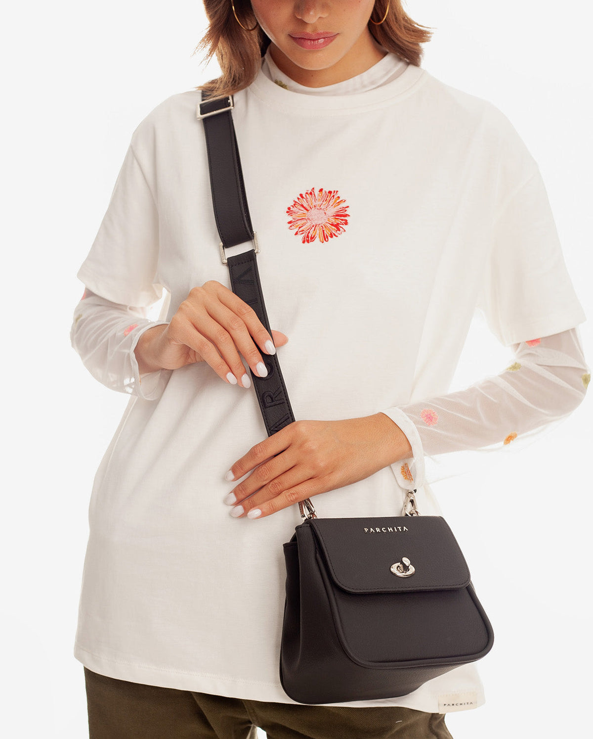 Barbara black handbag