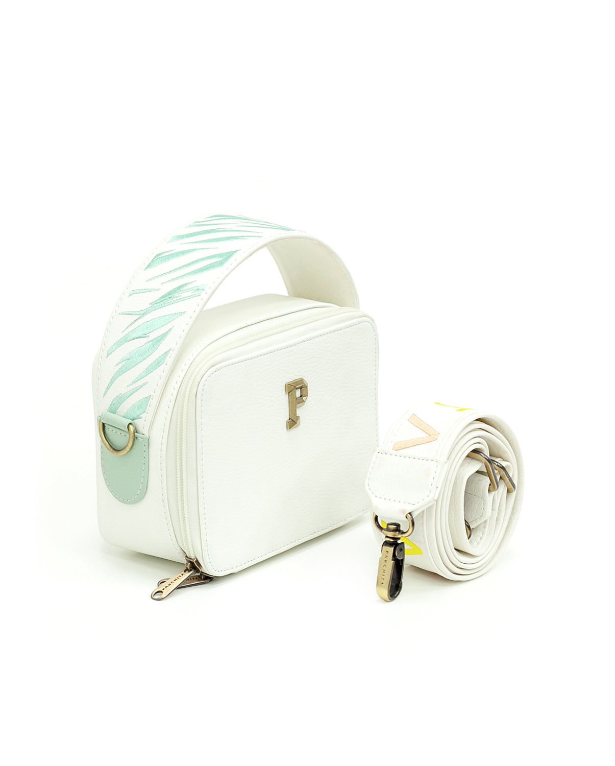 Vibra White Handbag