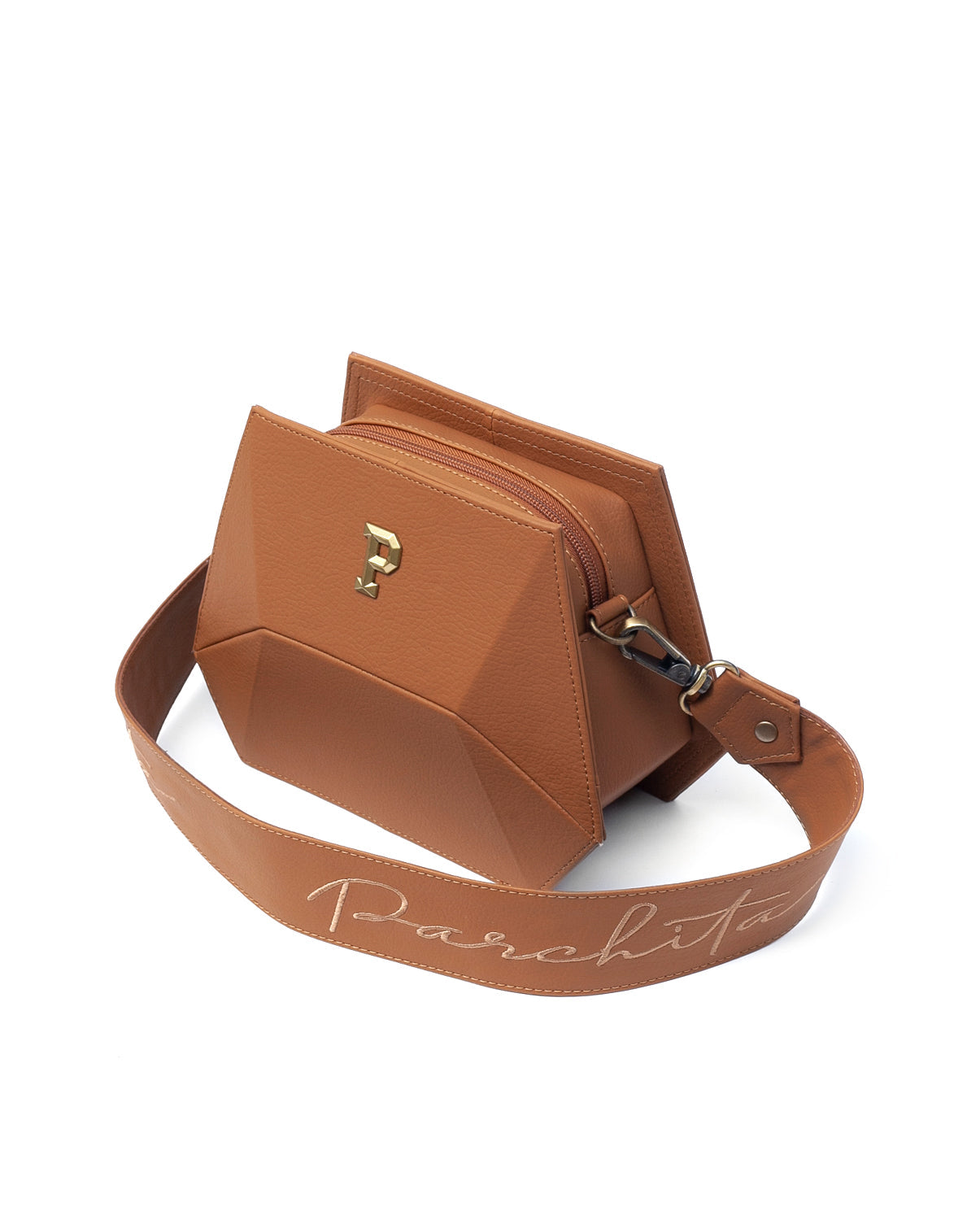 Simona Camel Handbag
