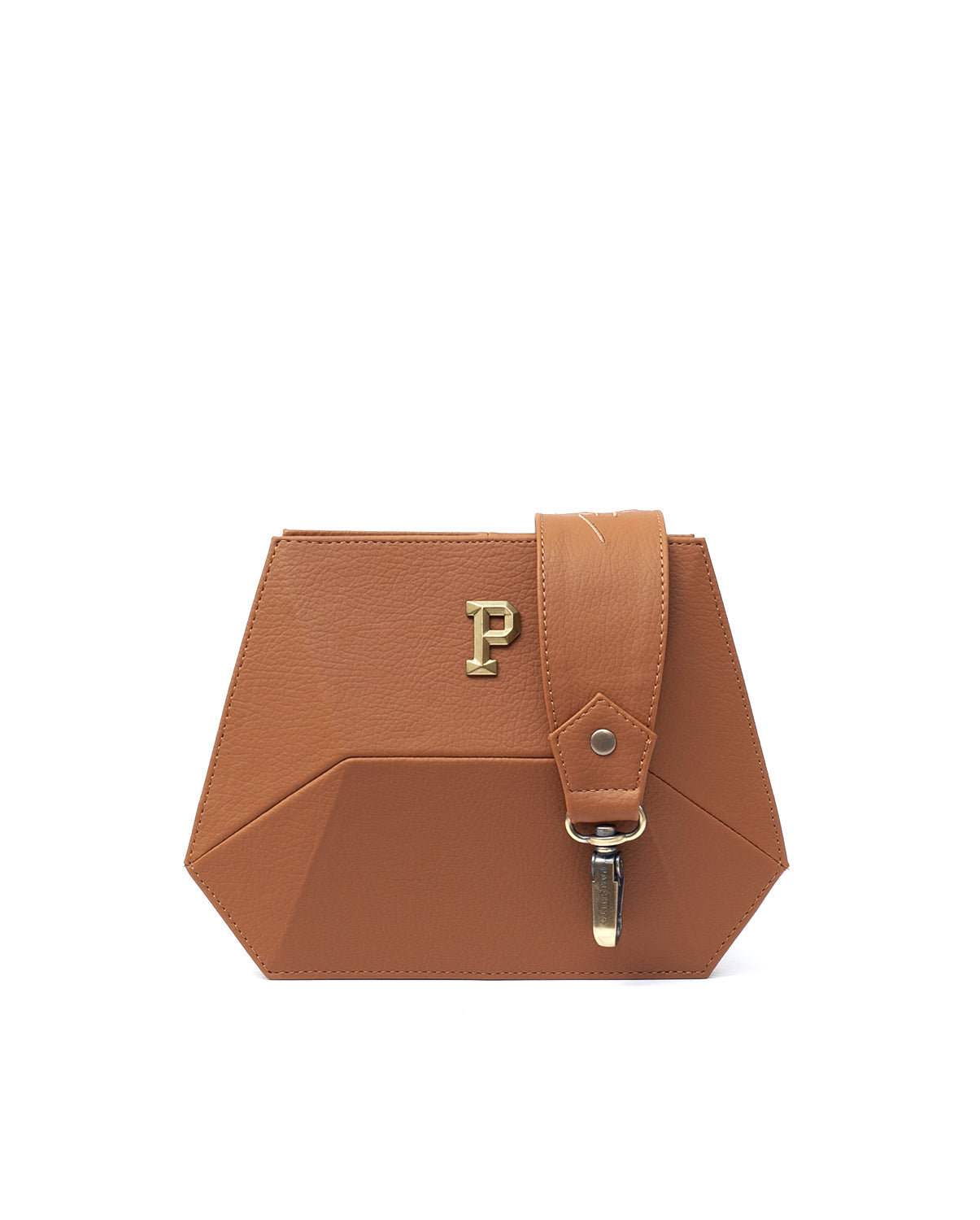 Simona Camel Handbag