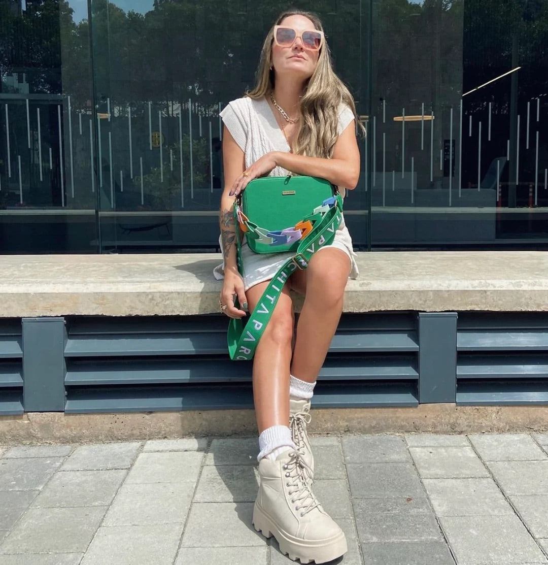 Flora Green Handbag