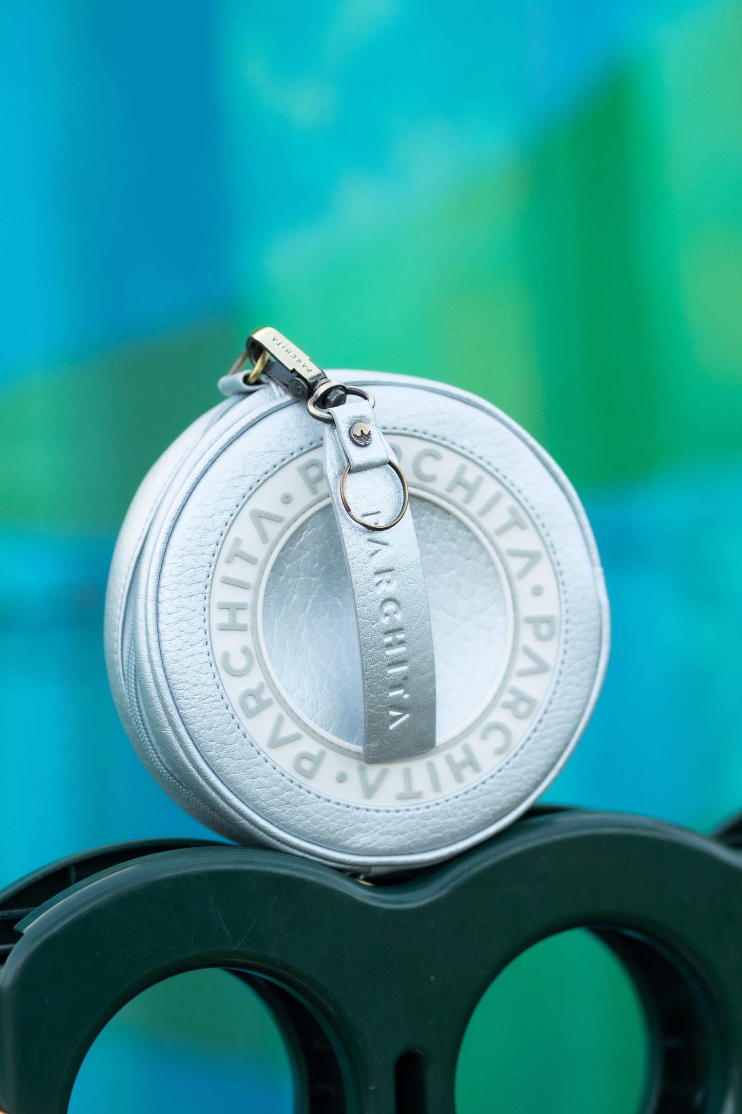 Bandolera Disco Plata Handbag