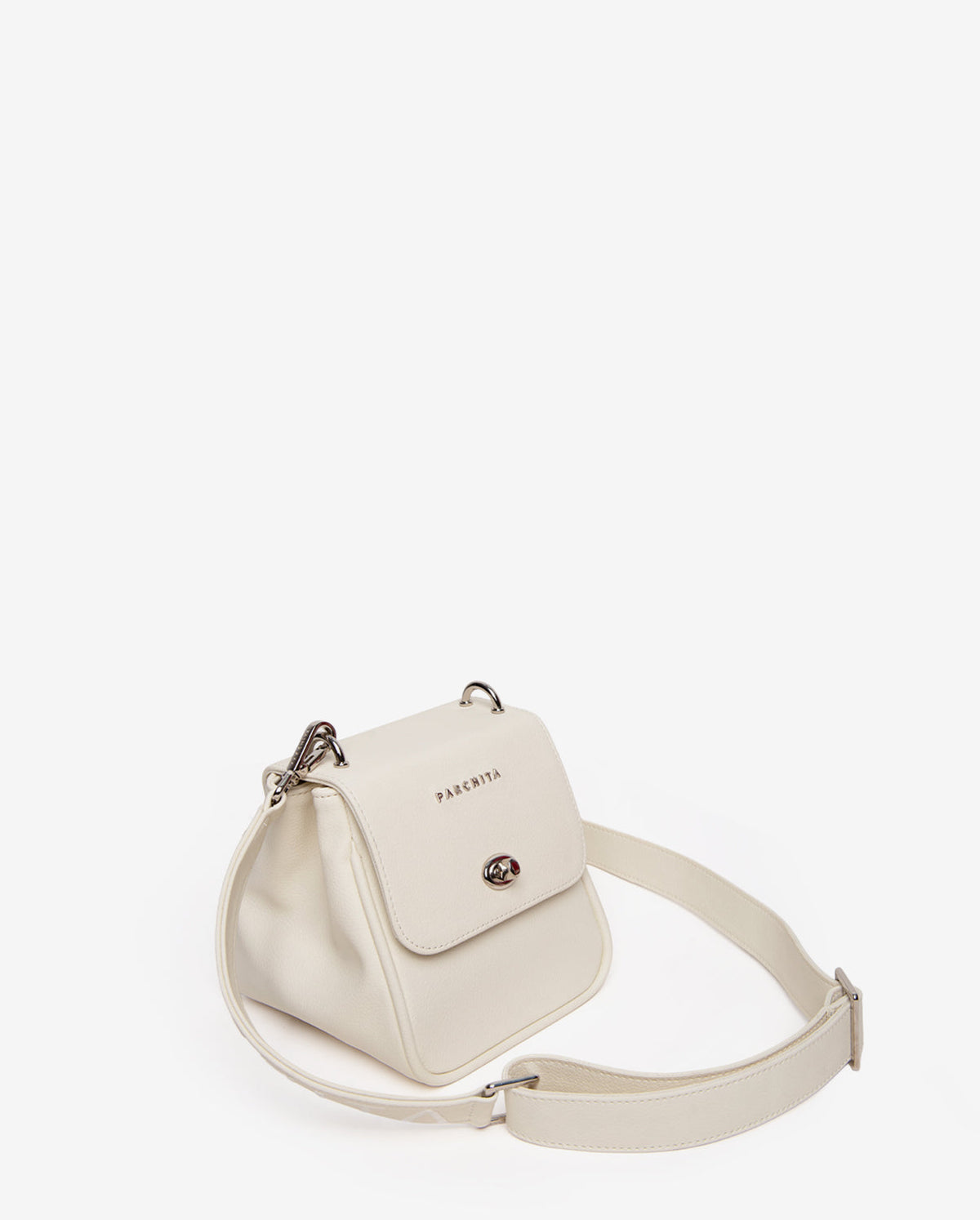 Barbara white handbag