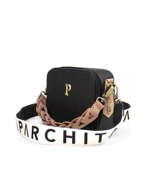 Flora Petit Black Handbag – Acuarela Boutique
