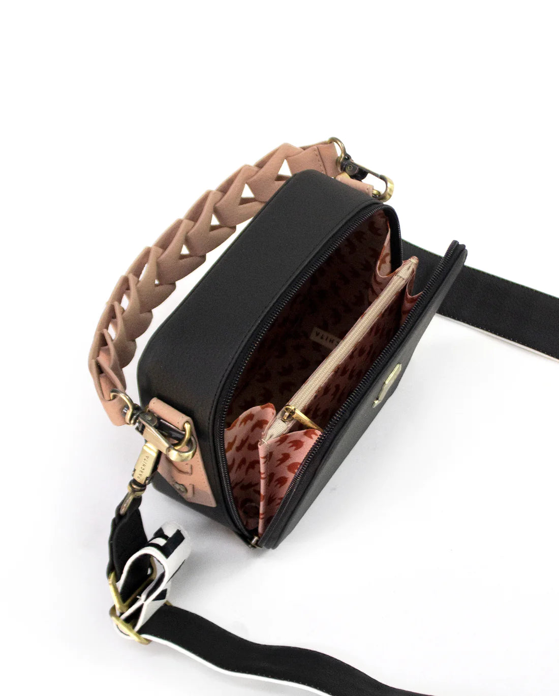 Flora Petit Black Handbag