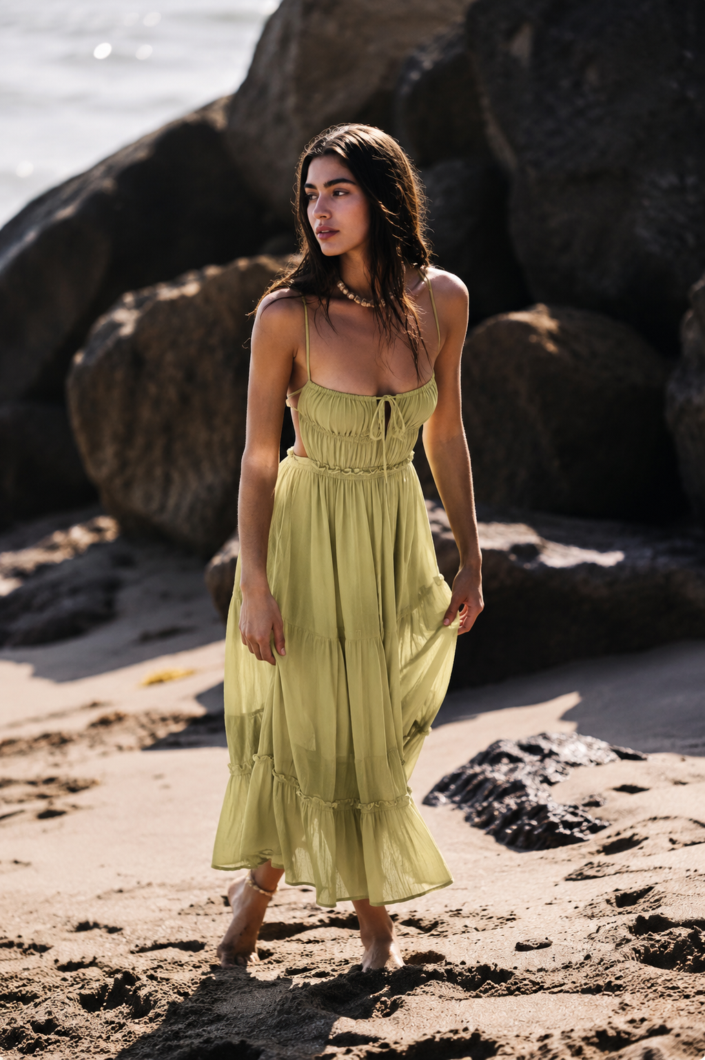 Amara Tiered Maxi Dress
