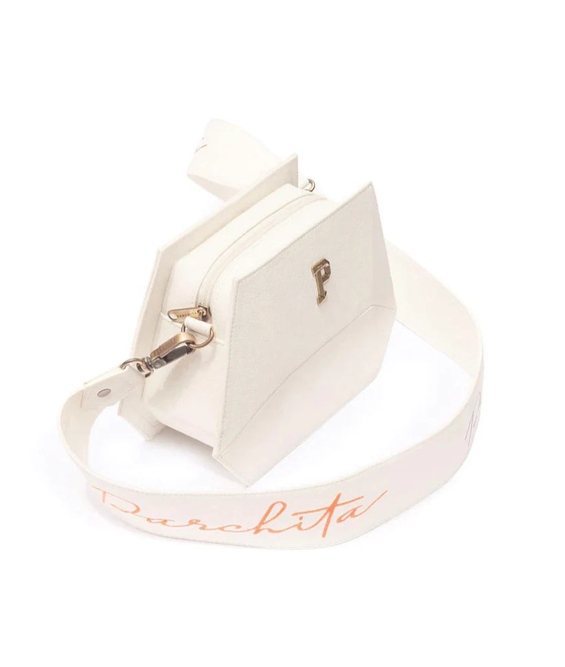 Simona white handbag