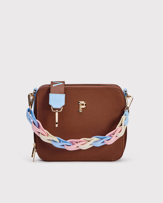 Flora Brown Handbag