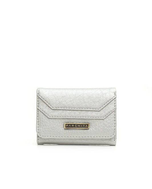 Sara Billetera Silver Parchita