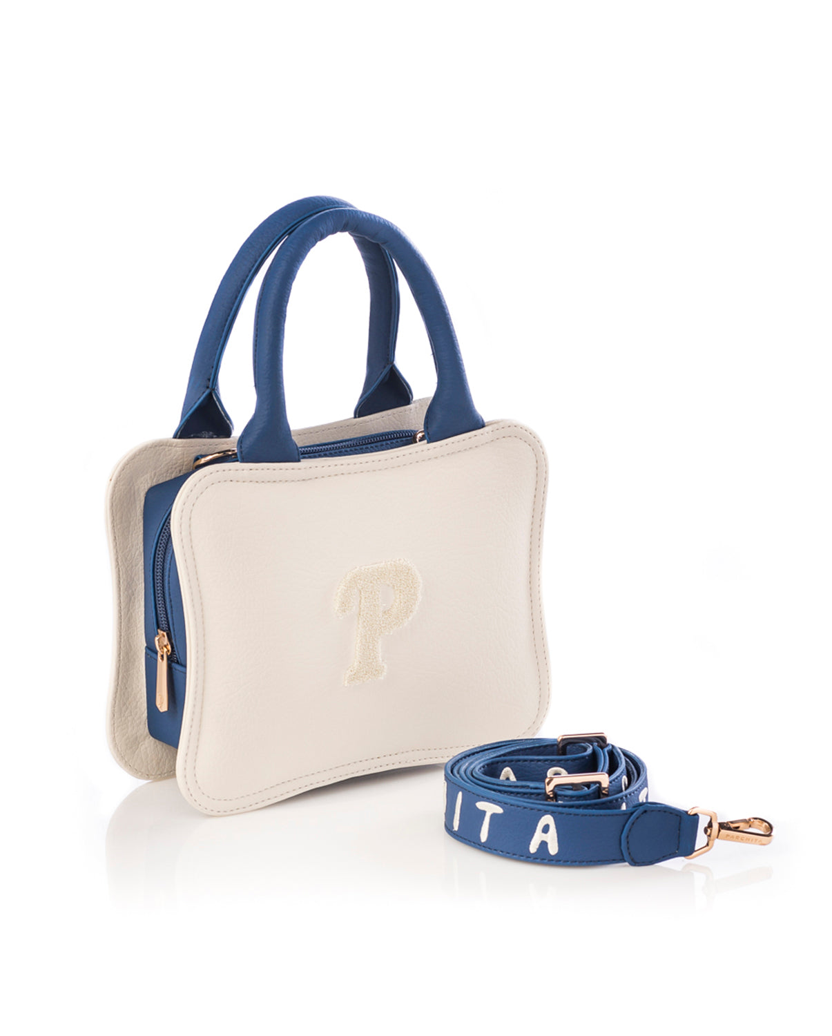 Petit Brisa Blue Marfil Handbag