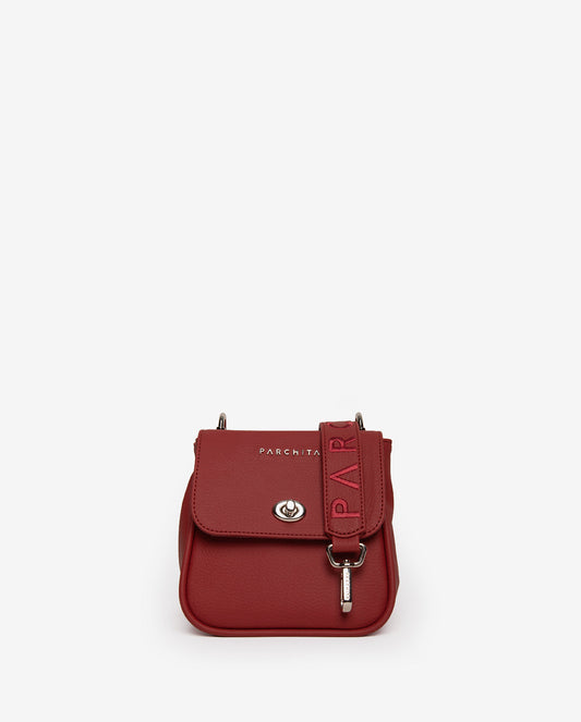 Barbara Burgundy Handbag