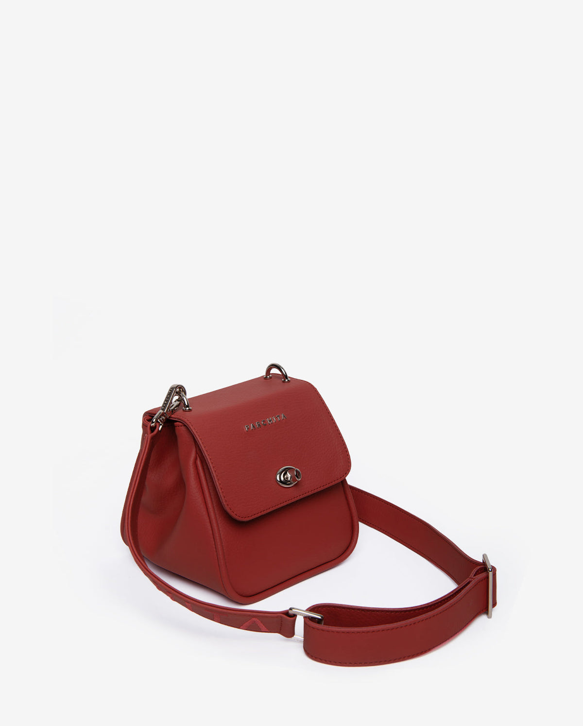 Barbara Burgundy Handbag