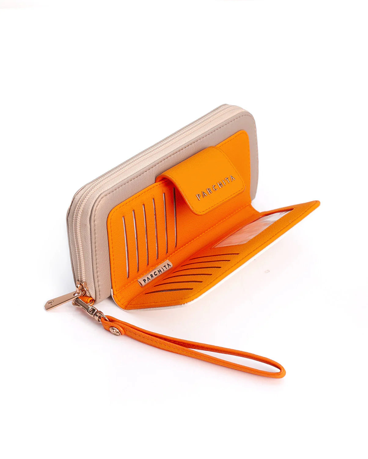 Billetera Juana Ivory Champagne