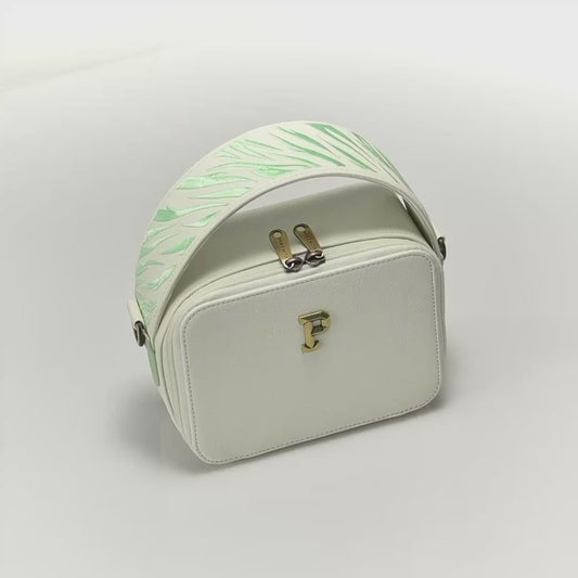 Vibra White Handbag