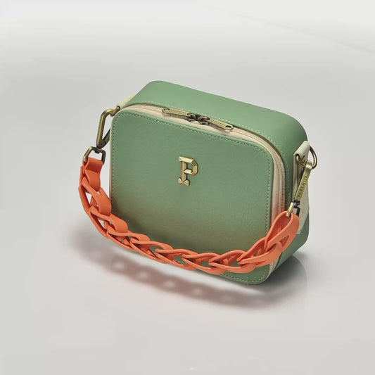 Petit Flora Verde Safari Handbag