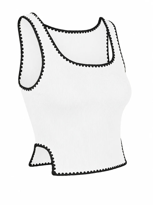 Black and White Tank Top