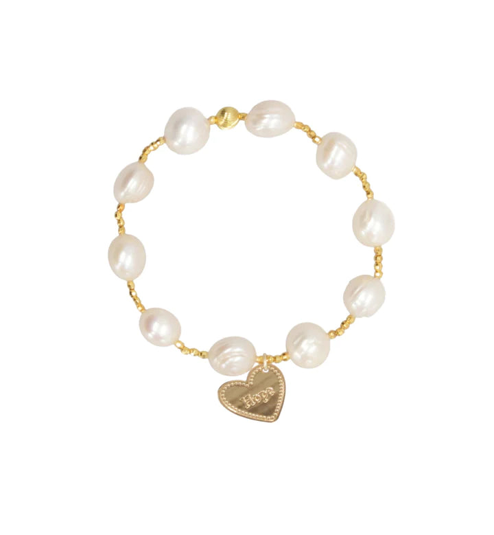 White Pearls Bracelet